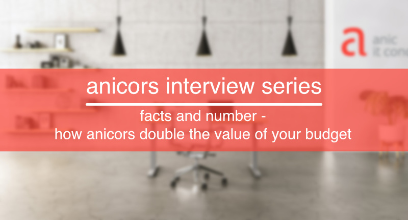 anicors interview series: facts and number – how anicors double the value of your budget