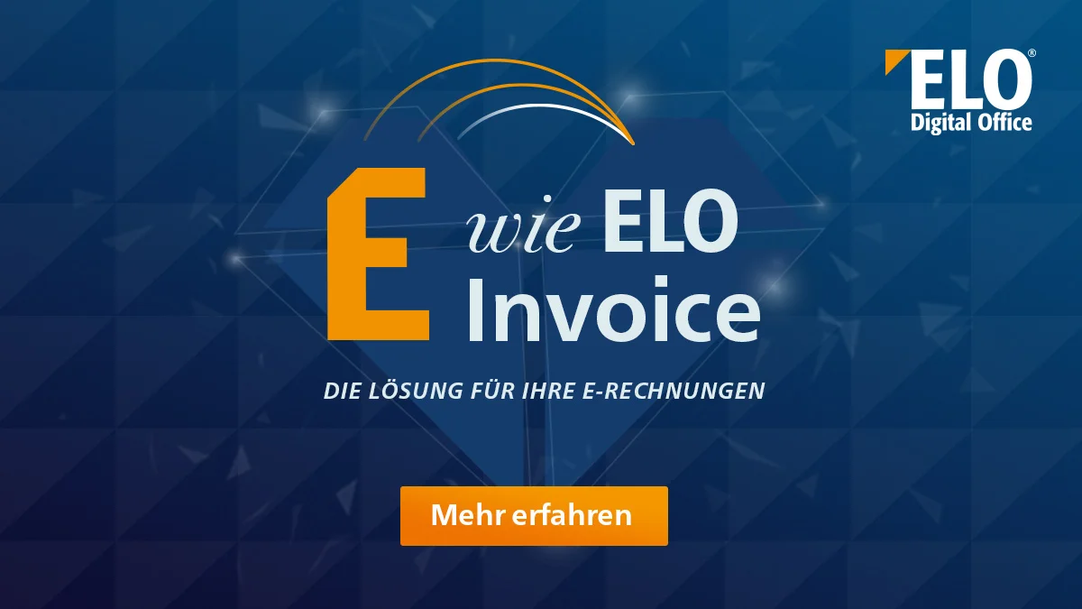 E-Rechnung mit ELO Invoice Management