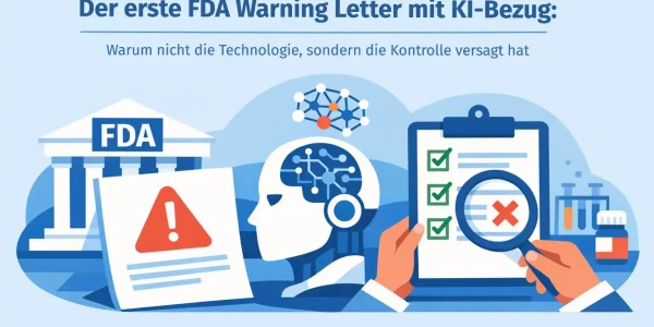 Der erste FDA Warning Letter mit KI-Bezug: Warum nicht die Technologie, sondern die Kontrolle versagt hat
