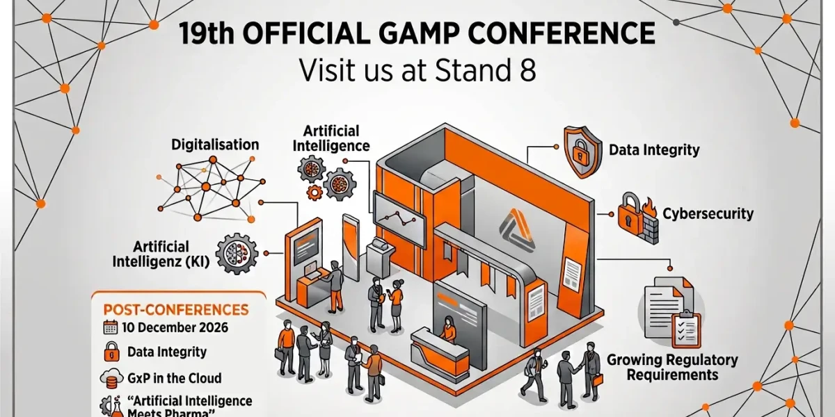 anic at the 19th Official GAMP® 5 Conference – Booth 8, 8 and 9 December 2026, Dorint Kongresshotel Mannheim