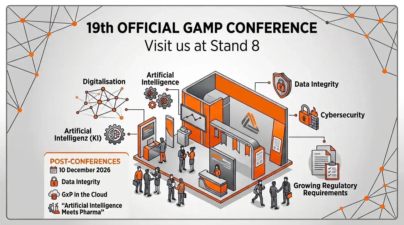 anic at the 19th Official GAMP® 5 Conference – Booth 8, 8 and 9 December 2026, Dorint Kongresshotel Mannheim